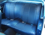 Image of 1969 Firebird Coupe or Convertible Standard Interior Stationary Rear Seat Cover Set