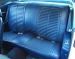 Image of 1969 Firebird Rear Seat Cover Upholstery Set for Standard Interior with FOLD DOWN BACK SEAT OPTION
