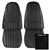 Image of 1976 Firebird Front Bucket Seat Covers, Standard Interior, Pair