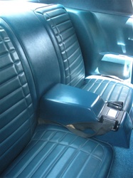 Image of 1972 Seat Covers, Rear Set - Deluxe Interior