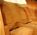 Image of 1978 Firebird Rear Back Seat Covers, Deluxe Interior Lombardy Cloth