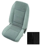 Image of 1979 - 1980 Firebird and Trans Am Front Bucket Seat Covers, Deluxe Custom Lombardy Cloth with Hobnail Inserts