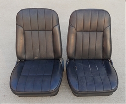 Image of 1968 Firebird Deluxe Interior Front Bucket Seats, Pair Original GM Used