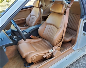 Image of 1988 - 1989 Trans Am GTA 20th Anniversary Turbo Pace Car and also NOTCHBACK Seat Covers Set, Hampton Vinyl Front and SPLIT Rear Seat Covers Upholstery Set