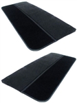 1986 - 1992 Firebird Door Panels Set, Chinco Pallex Velour with Cut Pile Carpet