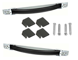 Image of 1970 - 1977 Firebird & Trans Am Deluxe Interior Door Pull Grab Strap Handle, Cap and Screw Kit