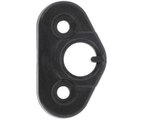 Image of 1976 - 1977 Firebird Seat Belt Shoulder Guide Escutcheon, Black EACH