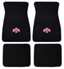 Image of 1967 - 1969 Firebird Loop Carpeted Floor Mats Set with the Iconic Wings Down Bird Logo