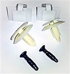 Image of 1982 - 1992 Firebird Interior Pillar Post Trim Clip and Hardware Set for T-top or Convertible Models