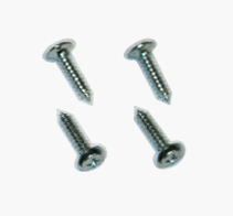 Image of Image 1968 - 1969 Inner Pillar Post Trim Molding Screws Set, All Models, Chrome