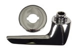 Image of 1967 Firebird DELUXE Interior Door Handle with Backing Plate, RH