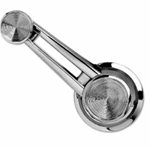 Custom Two Bar Window Crank Handle with Chrome Knob, Each