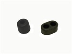 Image of 1968 - 1969 Firebird Fold Down Rear Seat Rubber Bumper Stoppers, Pair