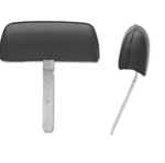 Image of 1969 Firebird Curved Bar Headrest Set, Pair