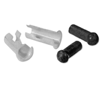 Image of 1967 - 1969 Firebird Sunvisor Tips and Bushings Set, 4 Pieces