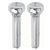 Image of 1968 - 1969 Firebird Metal Door Lock Pull Knobs, Heavy Show Chrome Plated, Pair