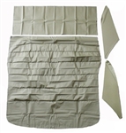 Image of 1968 - 1969 Firebird Headliner Kit With Covered Sail Panels, Ribbed Material