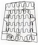1967 - 1969 Firebird Front Bucket Seat Spring Assembly, Back Rest