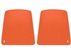 Image of 1967 - 1970 Firebird Front Bucket Seat Back Panels in ORANGE, Pair