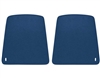 Image of 1967 - 1970 Firebird Front Bucket Seat Back Panels in DARK BLUE, Pair