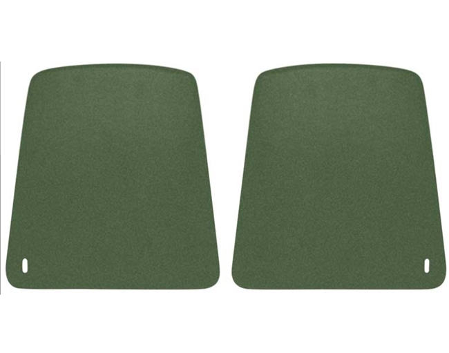 Image of 1967 - 1970 Firebird Front Bucket Seat Back Panels in DARK GREEN, Pair