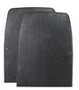 Image of 1971 - 1972 Firebird or Trans Am BLACK Bucket Seat Back Panels, Pair