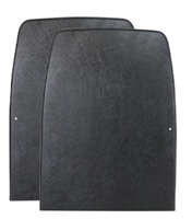 1971 - 1972 Firebird or Trans Am Front Bucket Seat Back Panels, Black Pair