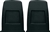 Image of 1973 - 1978 Firebird or Trans Am BLACK Bucket Seat Back Panels, Pair