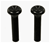 Image of Image 1968 - 1969 Door Lock Knobs - Black