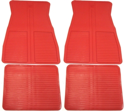 Image of 1973 - 1981 Firebird or Trans Am Floor Mats Set, Original GM Style, Red