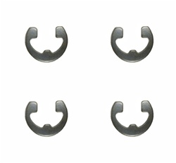 Image of 1967 - 1981 Firebird Seat Back Hinge Retainer E Clips, Set of 4