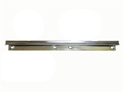 Image of 1967 Firebird Upper Standard Interior Rear Side Panel Chrome Trim Moldings Set for Convertible, Stainless Steel