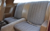 Image of 1981 Firebird or Trans Am Standard Interior Back Seat Covers Set, Millport Cloth