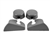 Image of 1985 -1992 Firebird Hatch Strut Cover Trim Kit, Gray, Pair