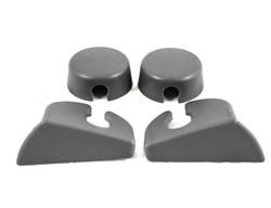 Image of 1982 - 1992 Firebird Hatch Strut Shock Cover Trim Kit in Gray, 4 Piece Set