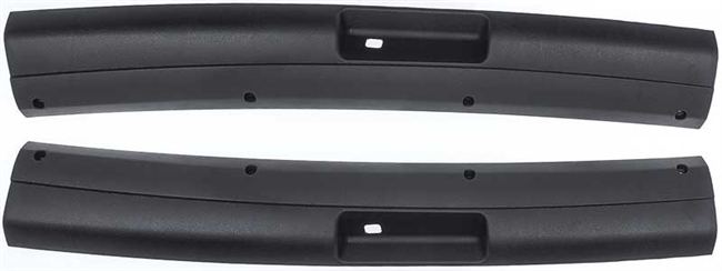 Image of 1978 - 1981 Firebird and Trans Am T-Top Outer Side Plastic Trim Covers, BLACK Pair
