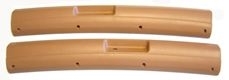 Image of 1978 - 1981 Firebird and Trans Am T-Top Outer Side Plastic Trim Covers, CAMEL TAN Pair