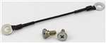 NEW, 1967 - 1969 Firebird Front Bucket Seat Back Cable with Bolts, RH Only