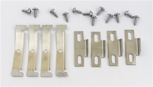 Firebird Central  1978 - 1981 Firebird Stainless Steel Complete Fisher  T-Top Retainer Clip and Tab Set with Mounting Hardware, Quality Parts, Low  Prices