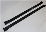 Image of 1967 - 1969 Firebird or Trans Am Carbon Fiber Style Door Jamb Sill Plates Set