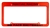 Image of Pontiac Racing License Plate Frame, Red and Black NOS