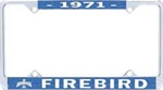 1971 Firebird License Plate Frame