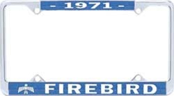 1971 Firebird License Plate Frame