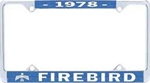 Image of Image 1978 Firebird License Plate Frame
