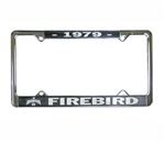 Image of Image 1979 Firebird License Plate Frame