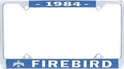 Image of Image 1984 Firebird License Plate Frame