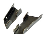 Image of 1974 - 1975 Firebird Front License Plate Tag Support Mounting Brackets, Pair