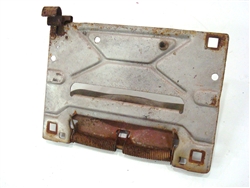 Image of 1974 - 1978 Firebird or Trans Am Rear License Plate Fuel Door Assembly, Used GM