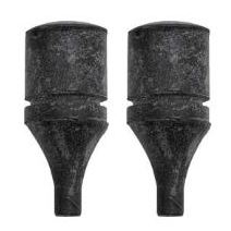 Image of 1969 - 1978 Firebird or Trans Am Rear License Plate Fuel Door Rubber Bumper Stoppers, Pair