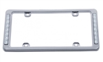 Image of Rear License Plate Frame with Back Up LED Lights